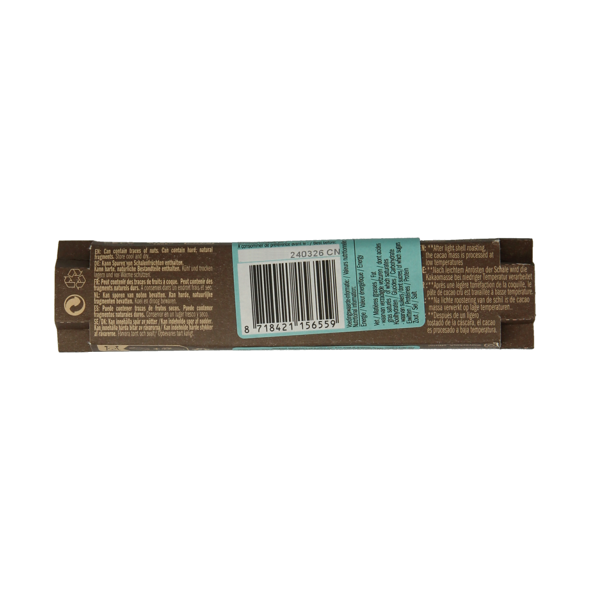 Lovechock M'lk coconut nibs bio 40.00 Gram
