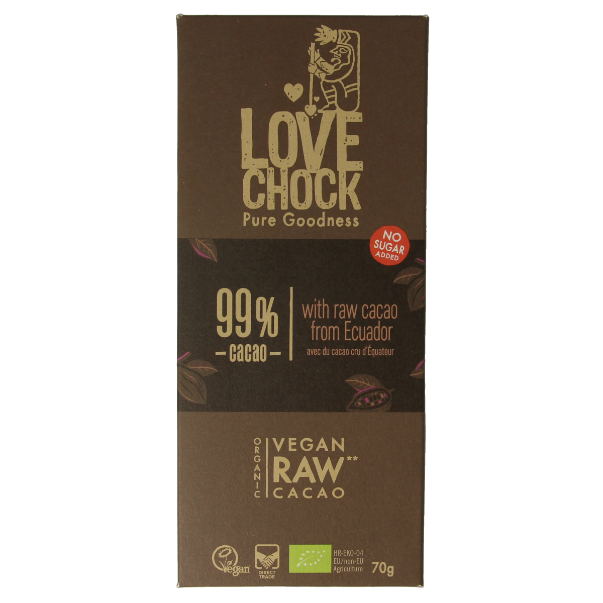 Lovechock Extreme dark 99% pure bio 70.00 Gram