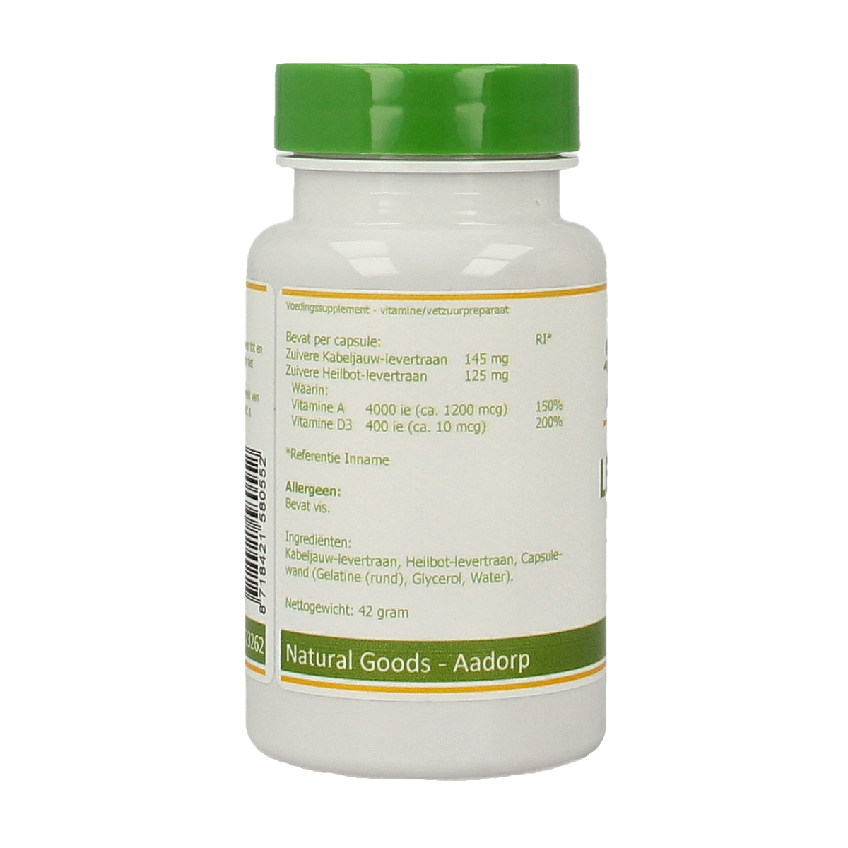 Elvitum  Levertraan A D3 100.00 Capsules