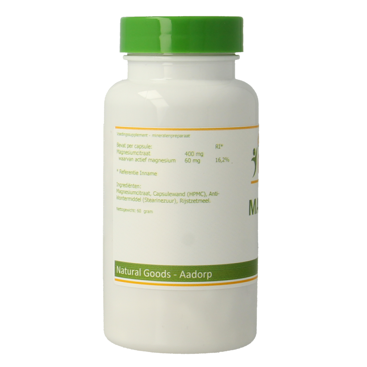Elvitum  Magnesium citraat 90.00 Vegetarische capsules