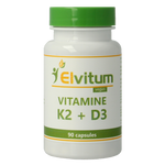 Elvitum  Vitamine K2 & D3 90 Vegetarische capsules