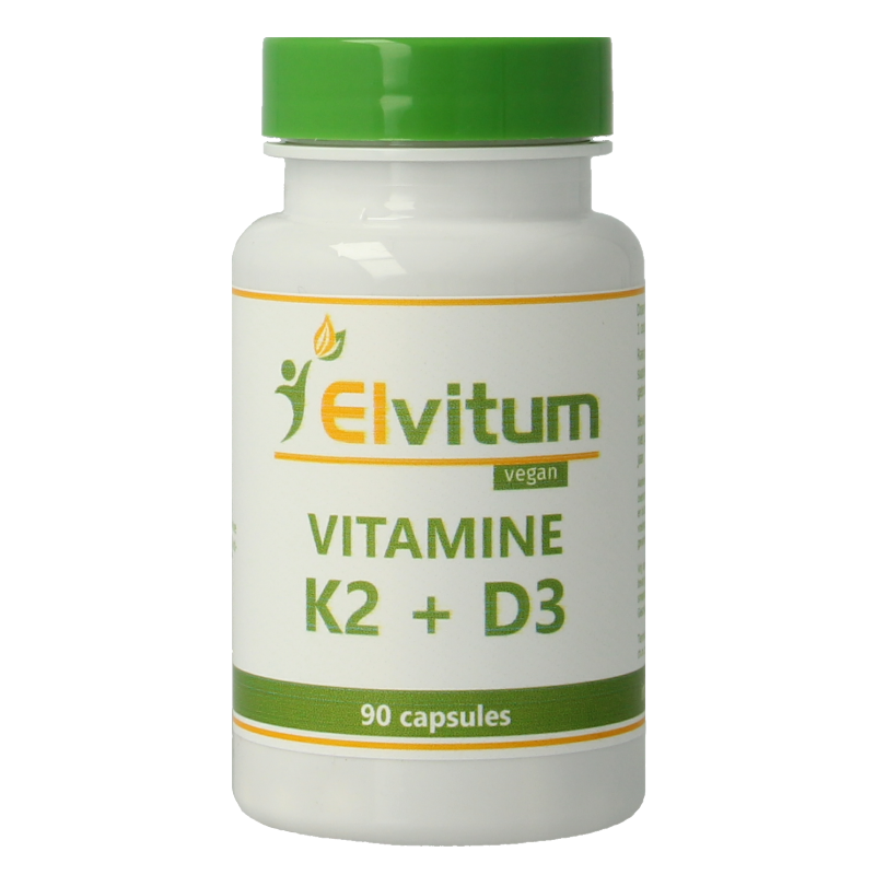 Elvitum  Vitamine K2 & D3 90 Vegetarische capsules