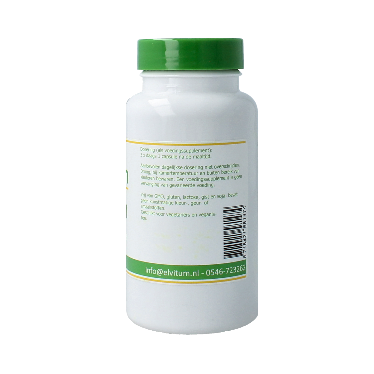 Elvitum  Wild yam 100mg 20% diosgenine 120.00 Vegetarische capsules