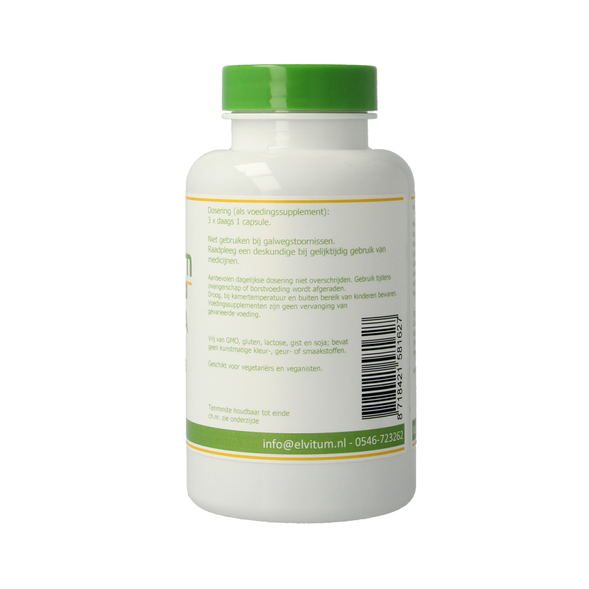 Elvitum  Curcuma complex 90.00 Vegetarische capsules
