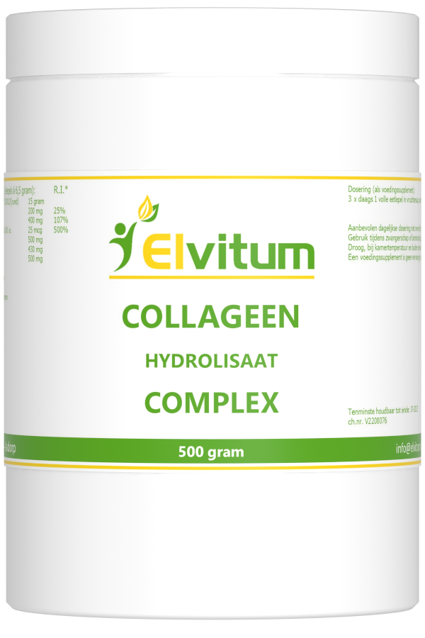 Elvitum  Collageen complex 500.00 Gram