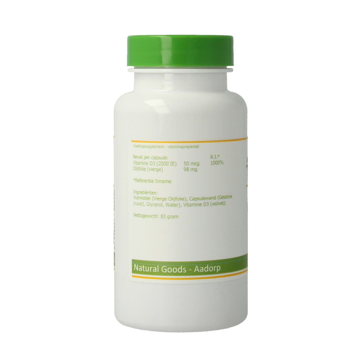 Elvitum  Vitamine D3 2000IE 300.00 Capsules