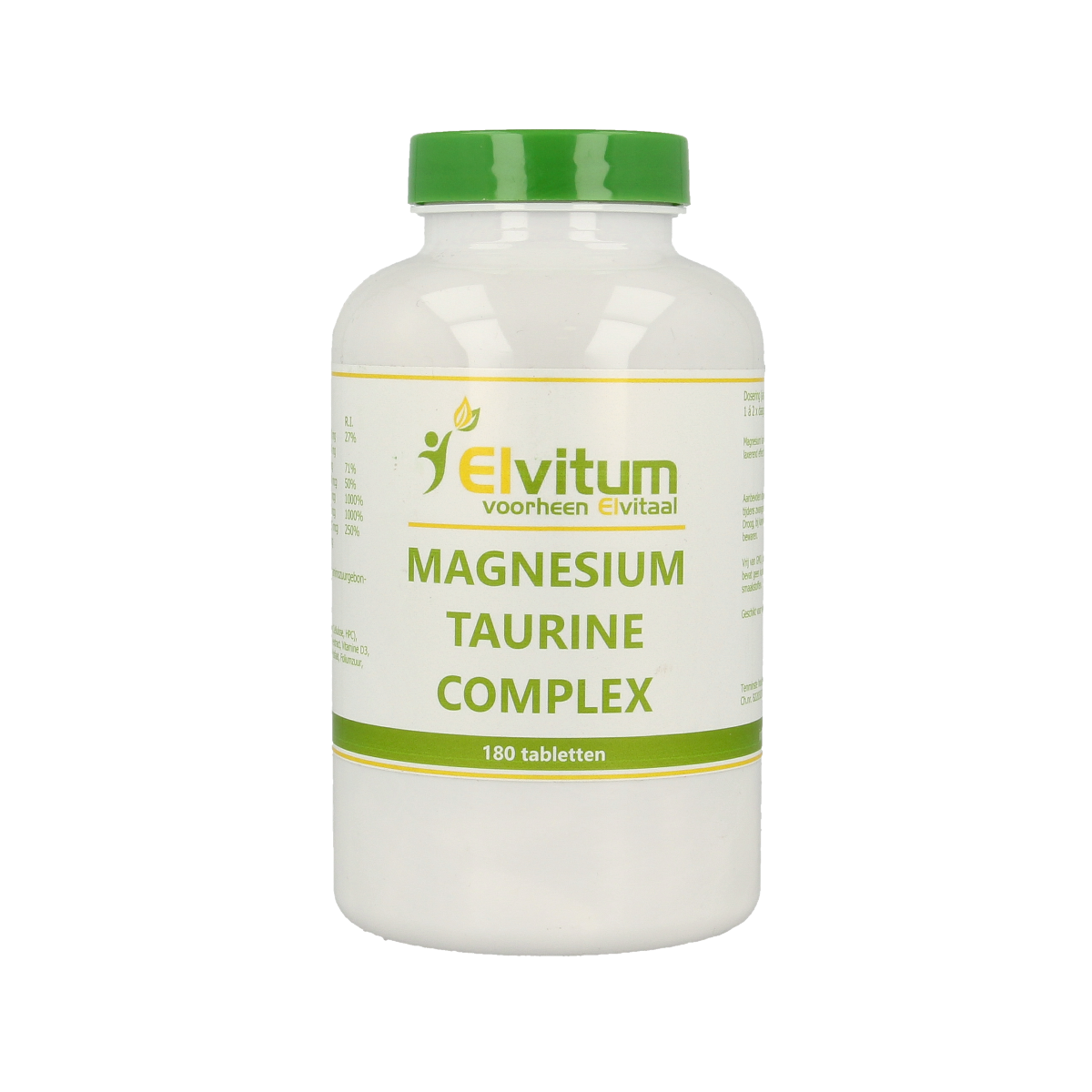 Elvitum  Magnesium taurine 180.00 Tabletten