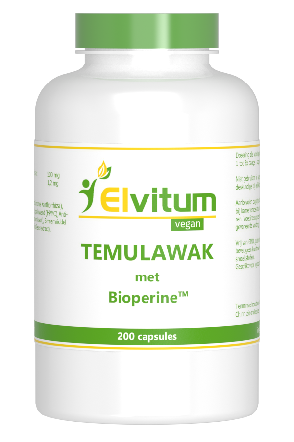 Elvitum  Temulawak 200.00 Capsules