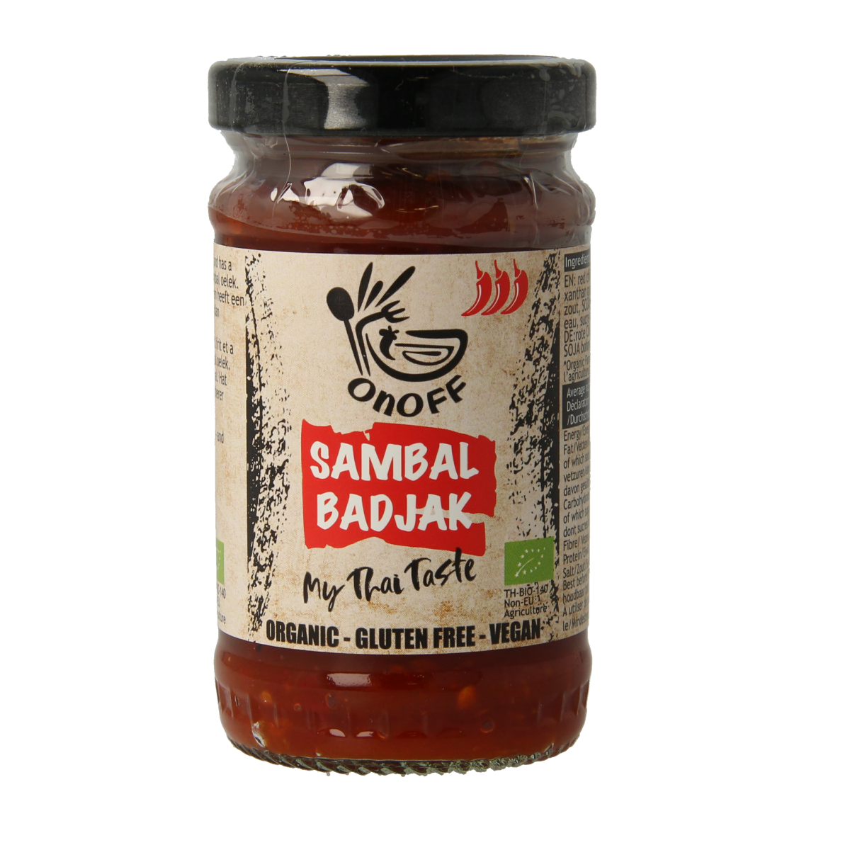 Onoff Sambal badjak bio 110.00 Gram