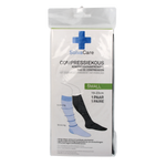 Solvacare Compressiekous zwart S 19 - 23 cm 1.00 Paar