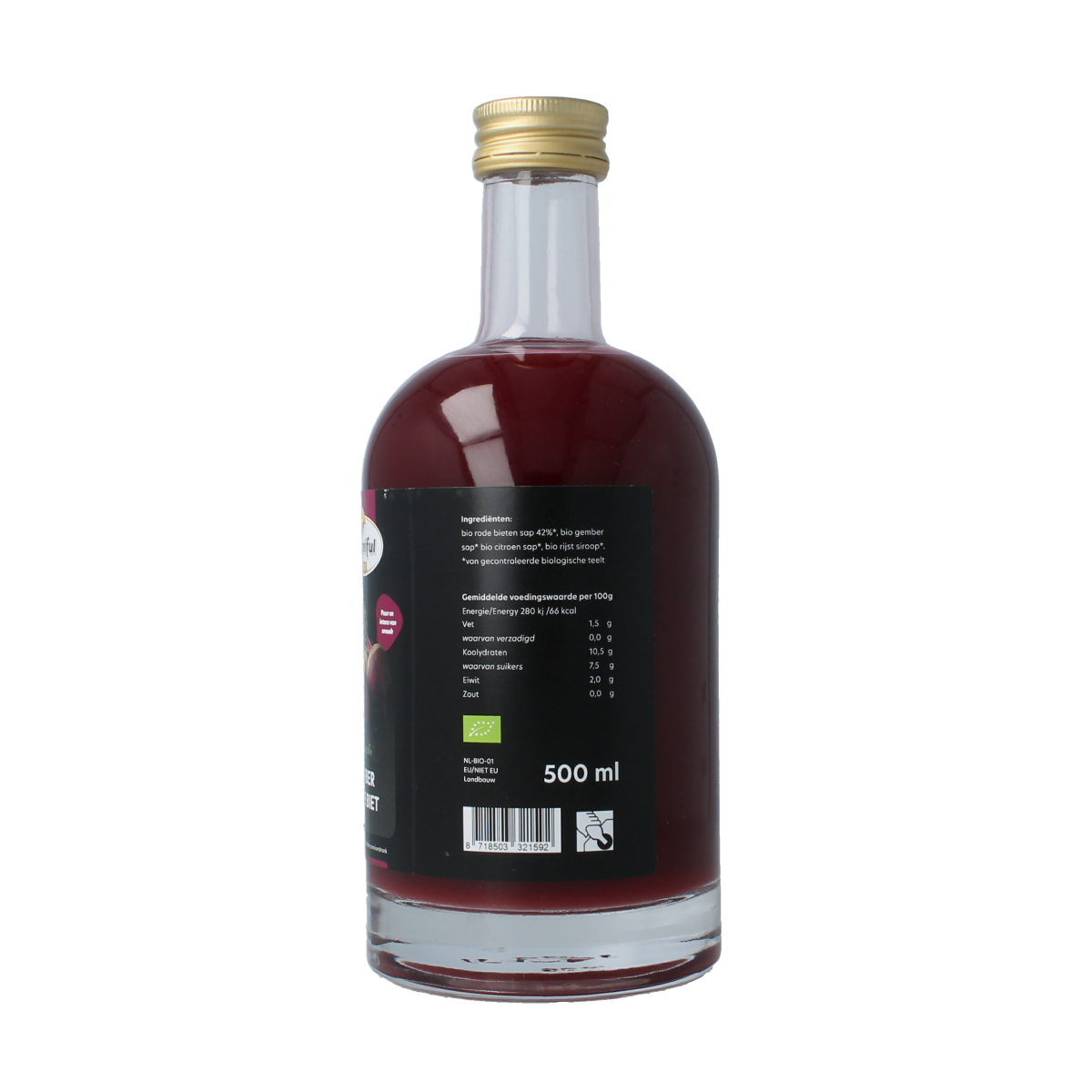 Bountiful select Gember sap rode biet bio 500.00 Milliliter