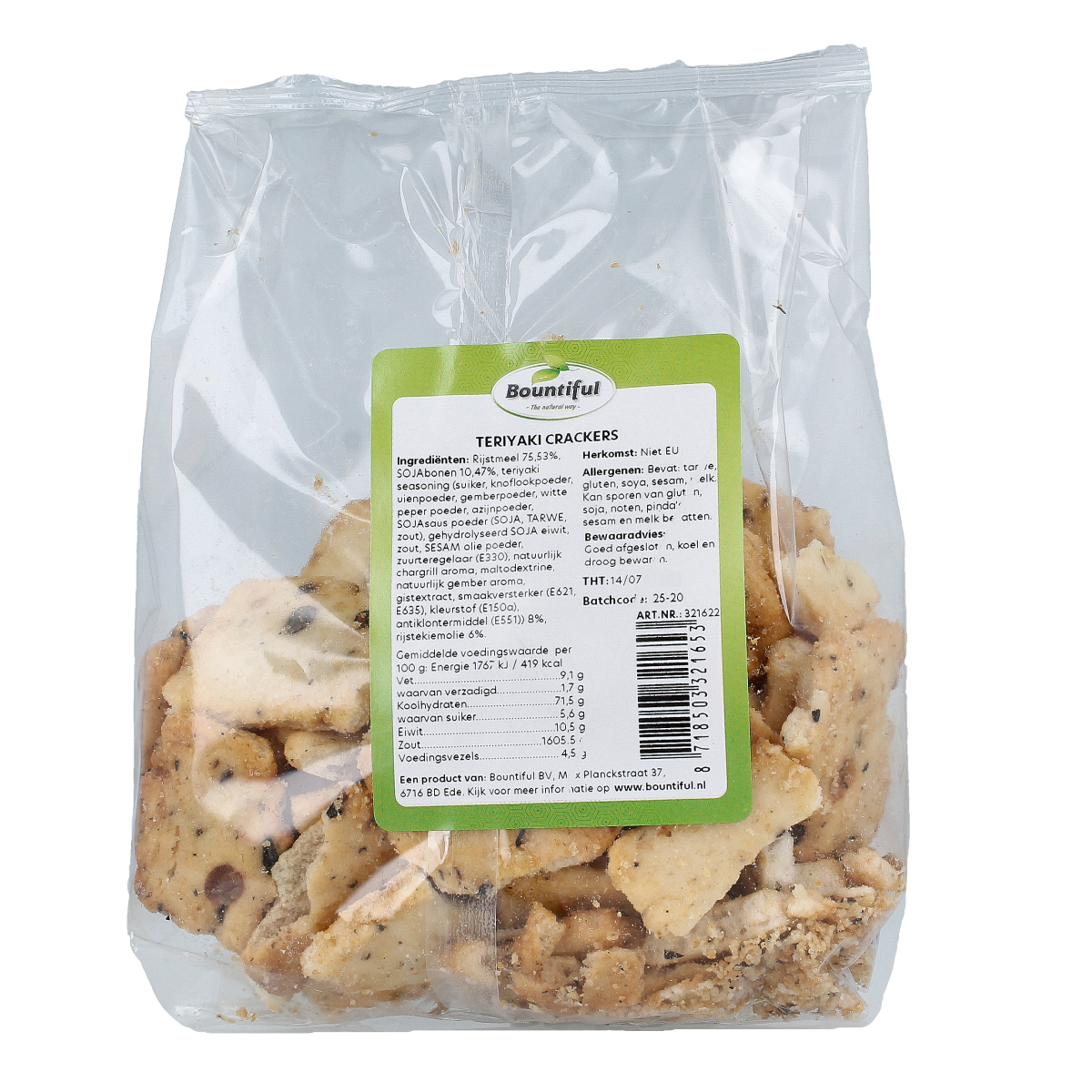 Bountiful Teriyaki crackers 180.00 Gram