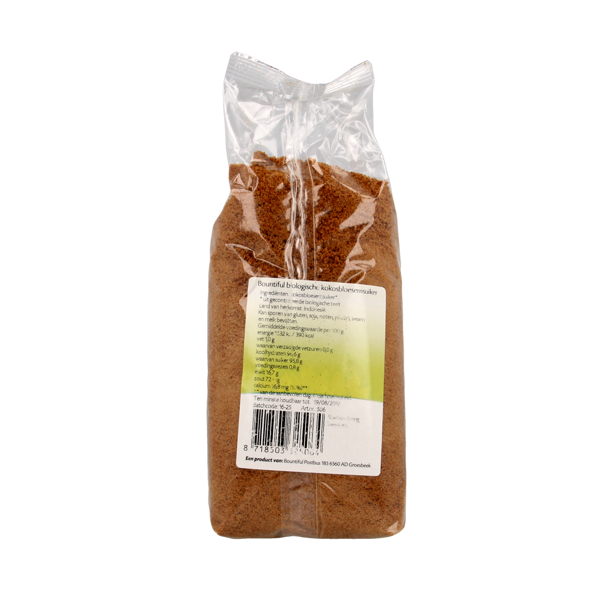 Bountiful Kokosbloesem suiker bio 500.00 Gram