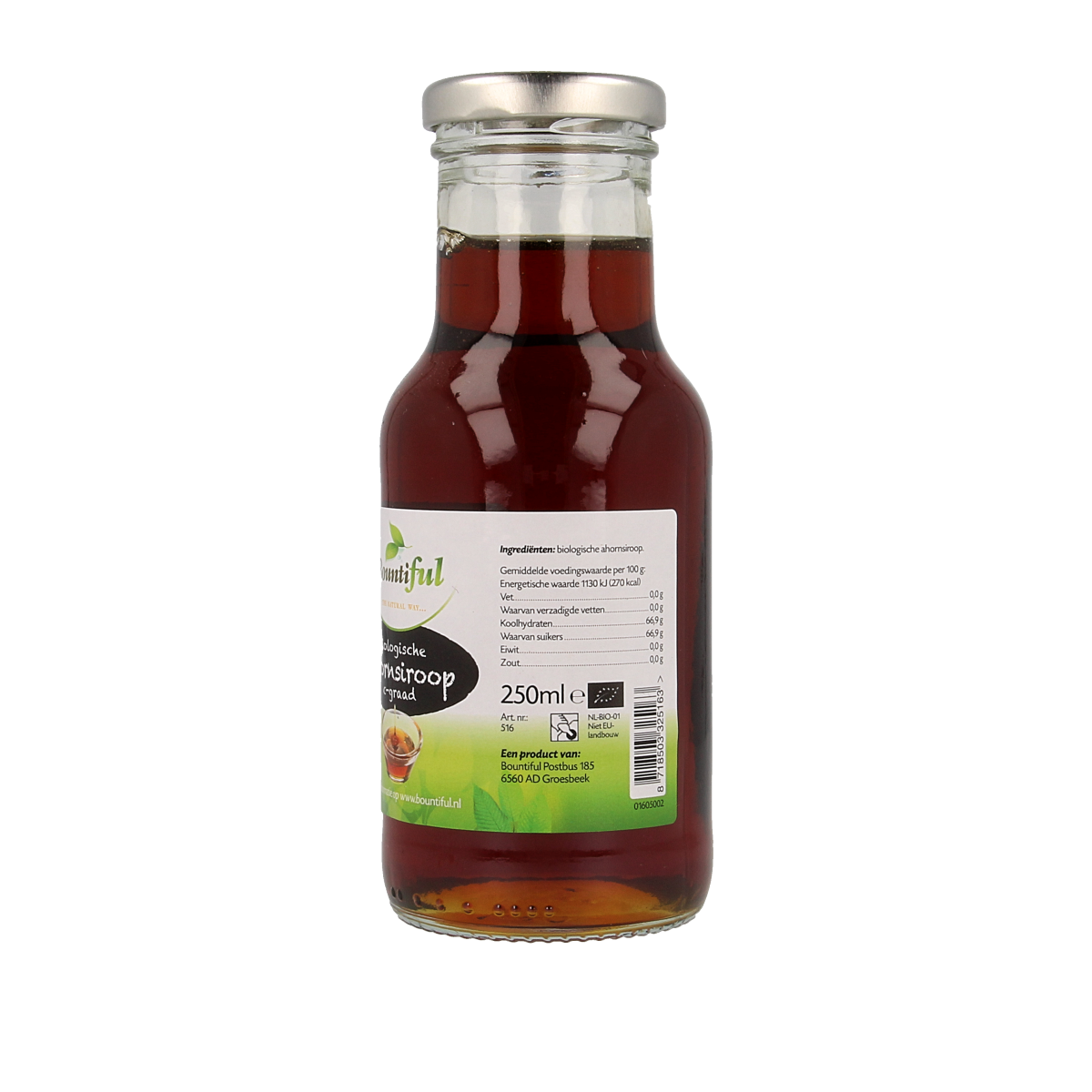 Bountiful Ahornsiroop bio 250.00 Milliliter