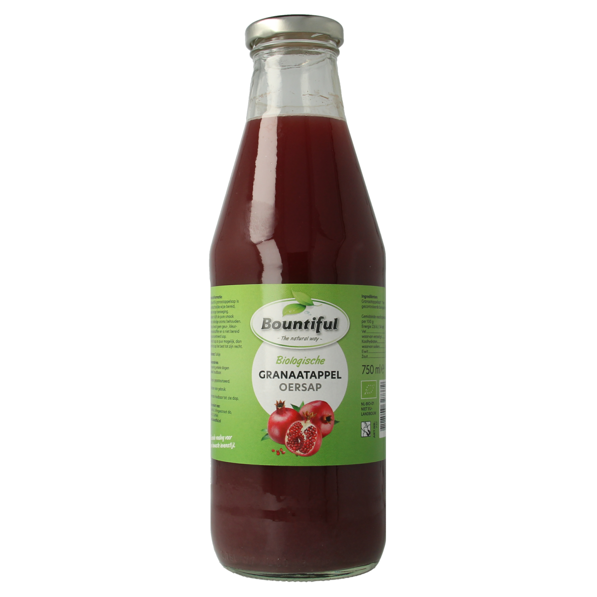 Bountiful Granaatappelsap bio 750.00 Milliliter