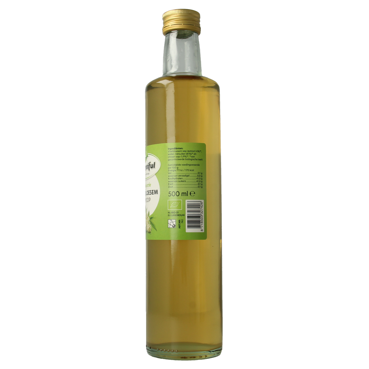 Bountiful Vlierbloesemsiroop bio 500.00 Milliliter