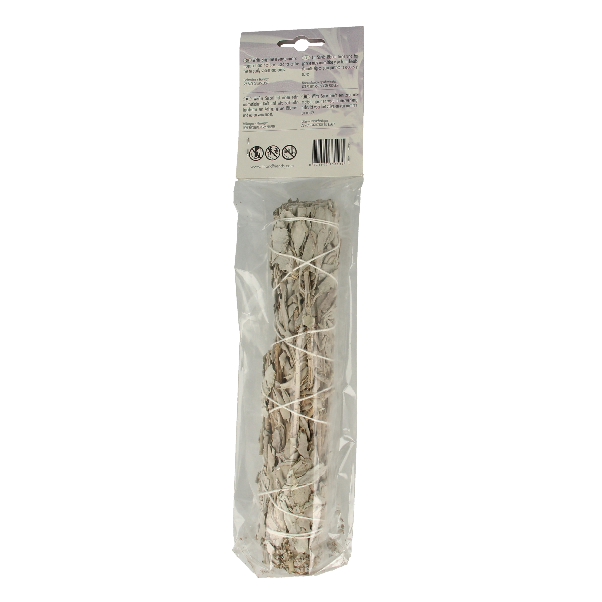 Jiri & Friends Wierook witte salie XL stick 1.00 Stuks