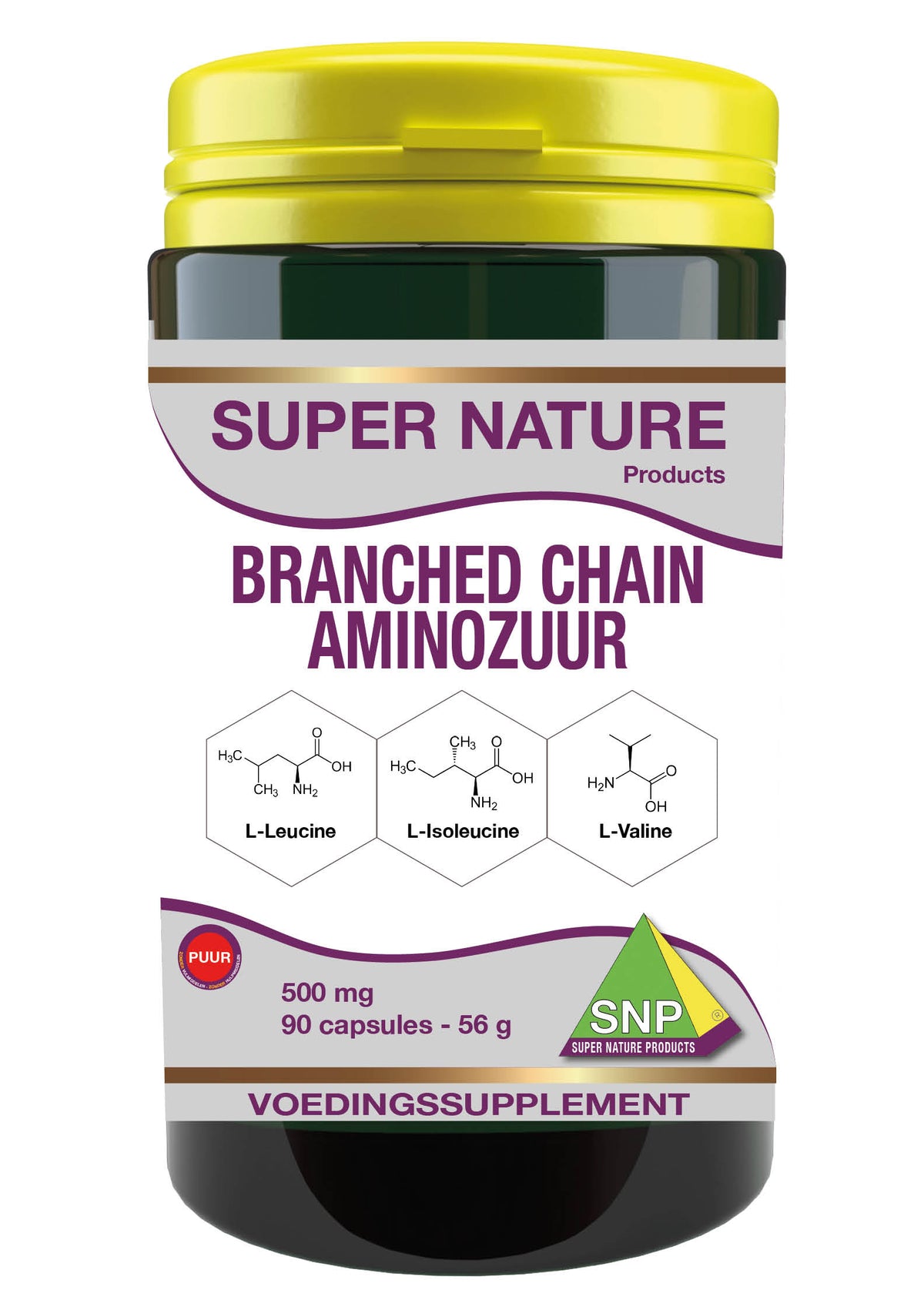 SNP Branched chain aminozuur 500mg puur 90.00 Capsules