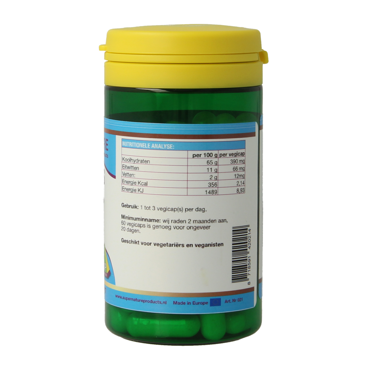 SNP Acidophilus probiotica 400 mg puur 60.00 Vegetarische capsules