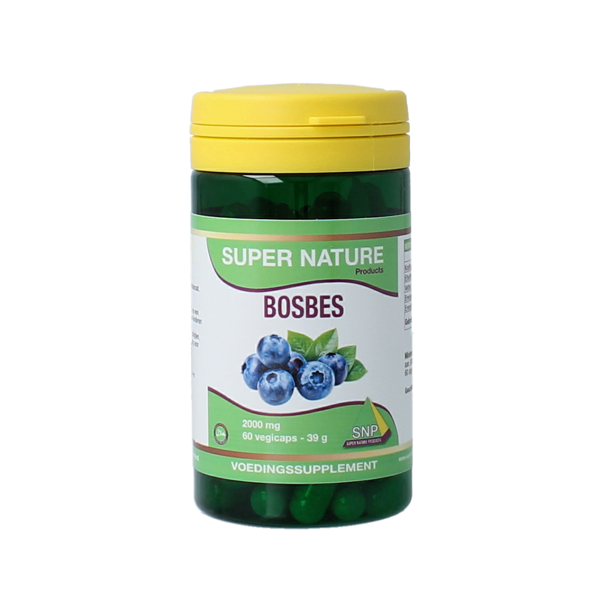 SNP Bosbes 2000 mg 60.00 Vegetarische capsules