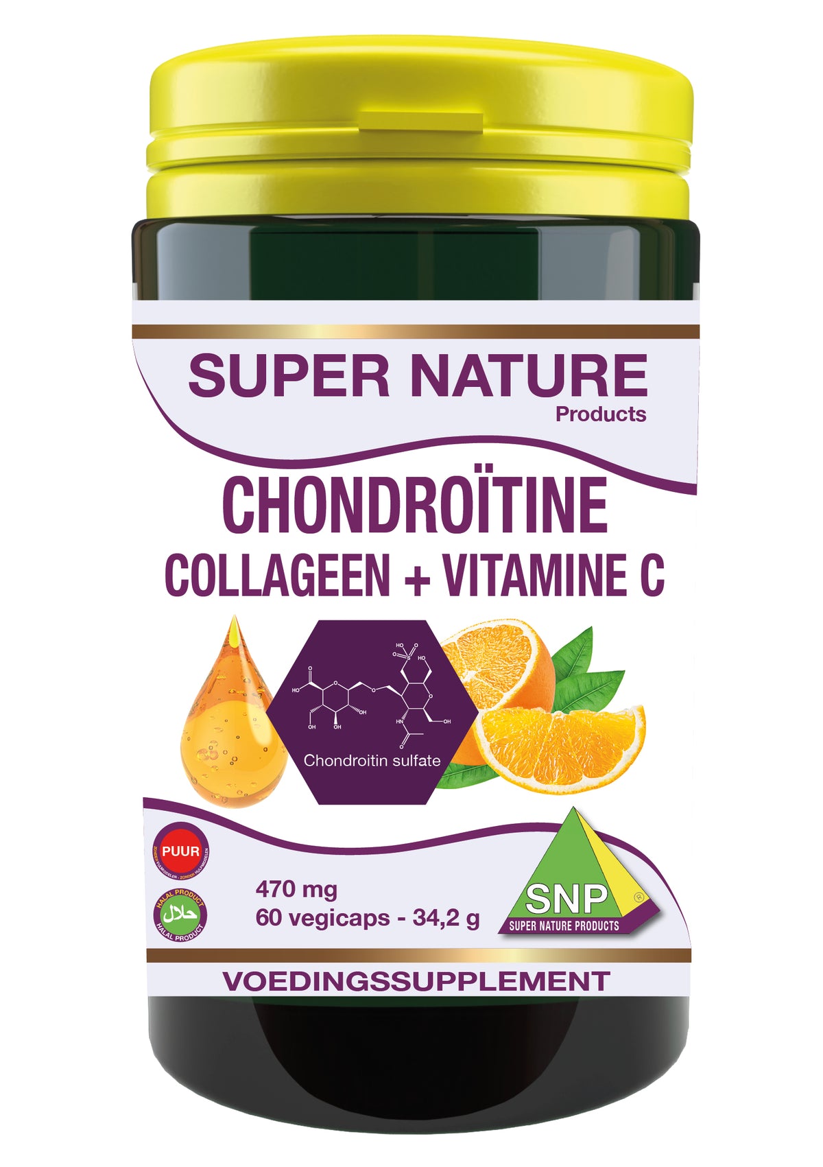 SNP Chondroitine collageen vitamine C 470 mg 60.00 Capsules