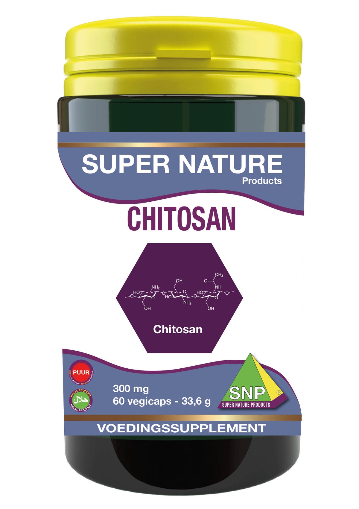 SNP Chitosan 300 mg puur 60.00 Vegetarische capsules