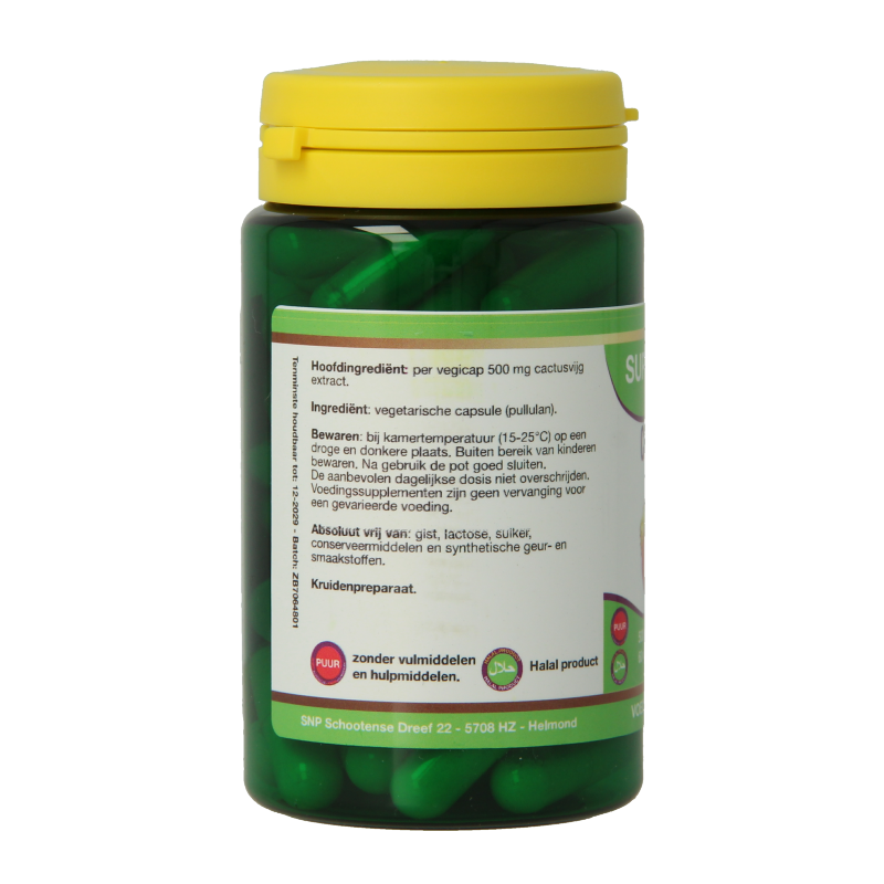 SNP Cactusvijg 500mg puur 60 Vegetarische capsules