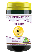 SNP Silicium 25mg 60.00 Capsules