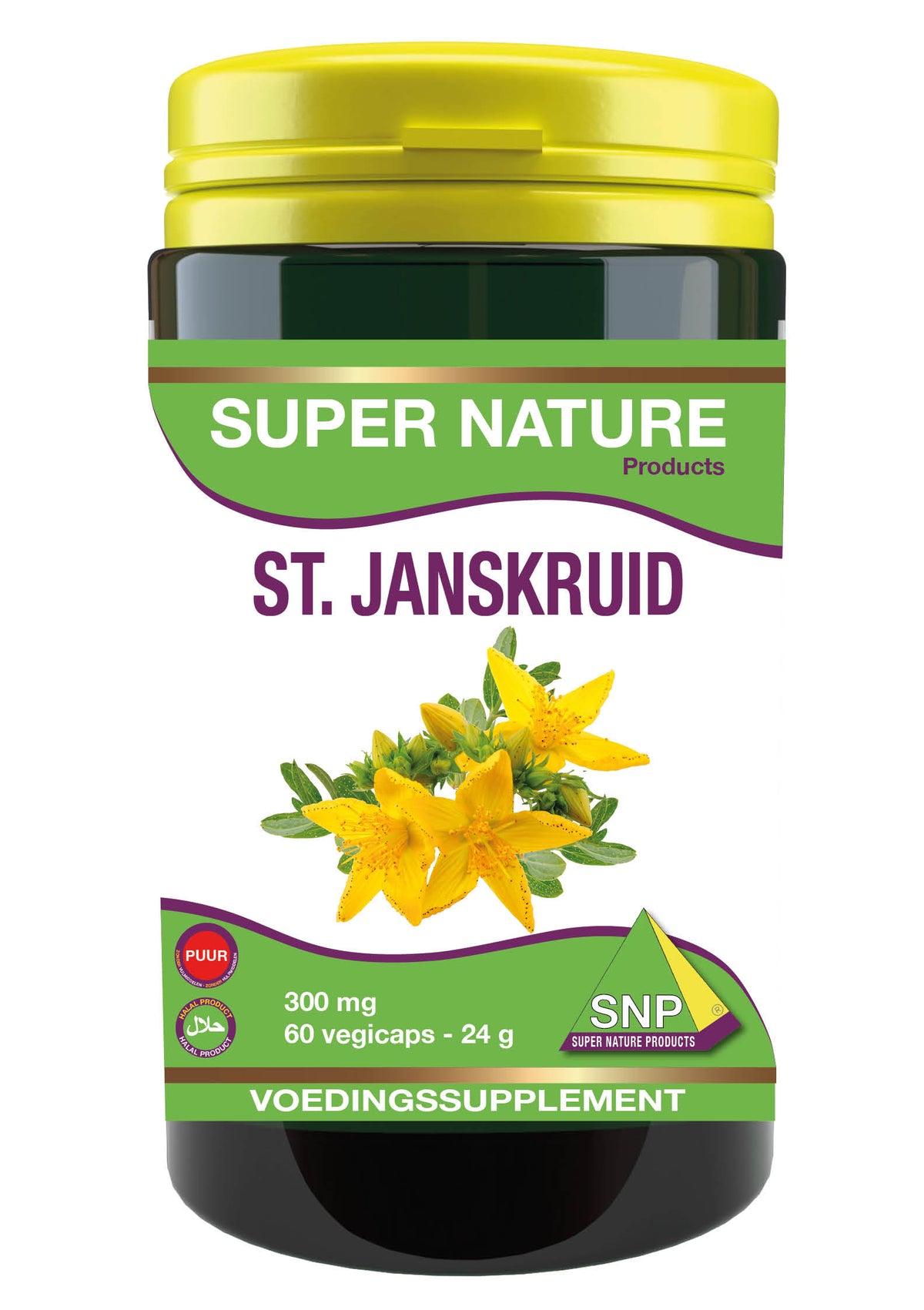 SNP St. Janskruid 300 mg puur 60.00 Vegetarische capsules