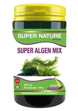 SNP Super algen mix 500mg puur 30.00 Vegetarische capsules