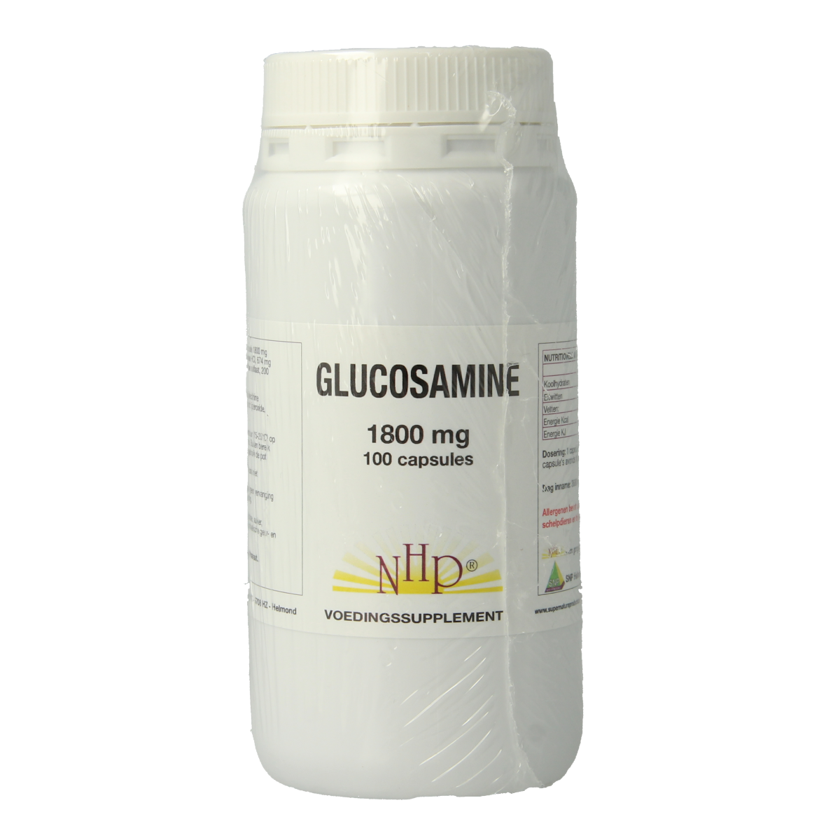 NHP Glucosamine 1800mg 100.00 Capsules
