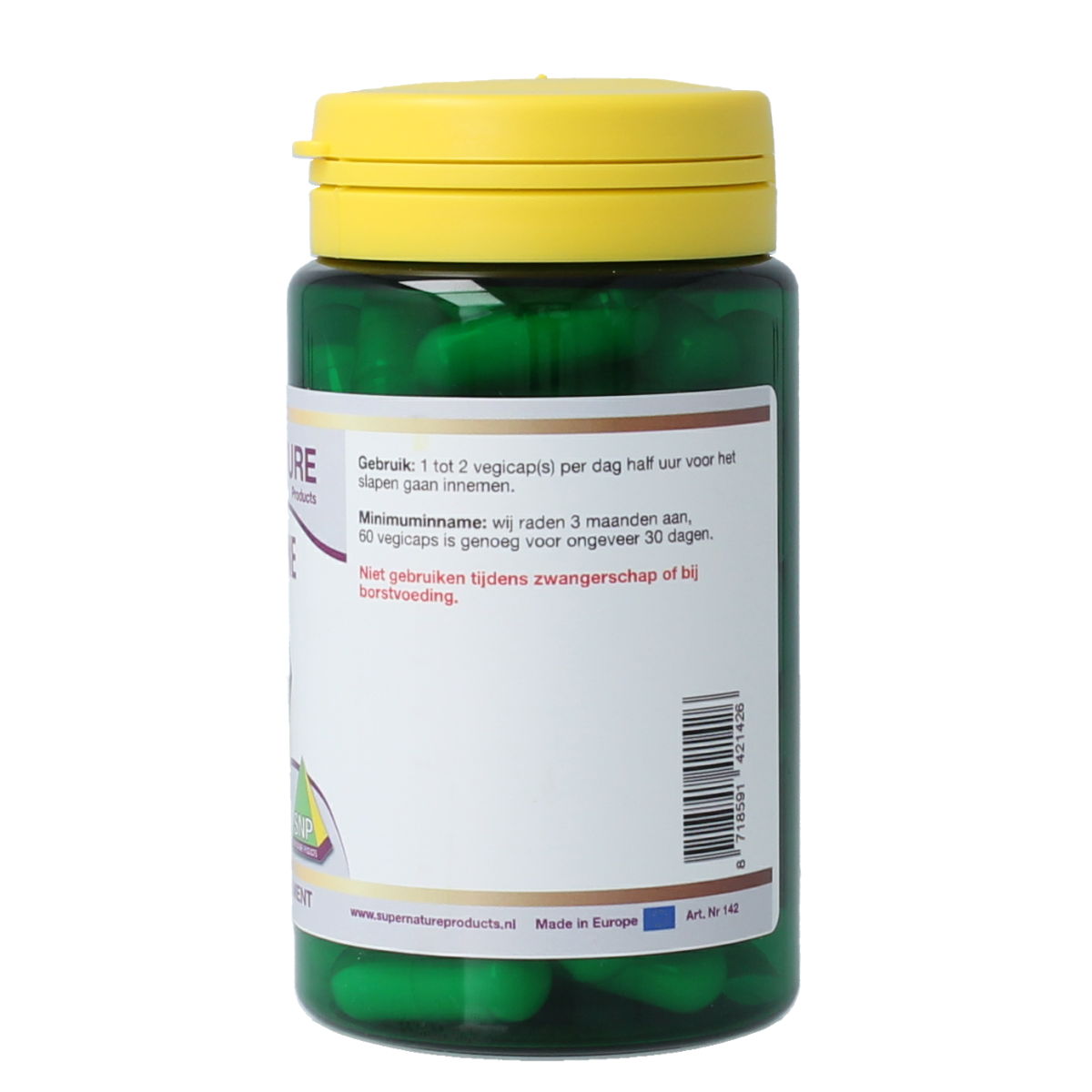 SNP L-Ornithine 500mg puur 60.00 Vegetarische capsules