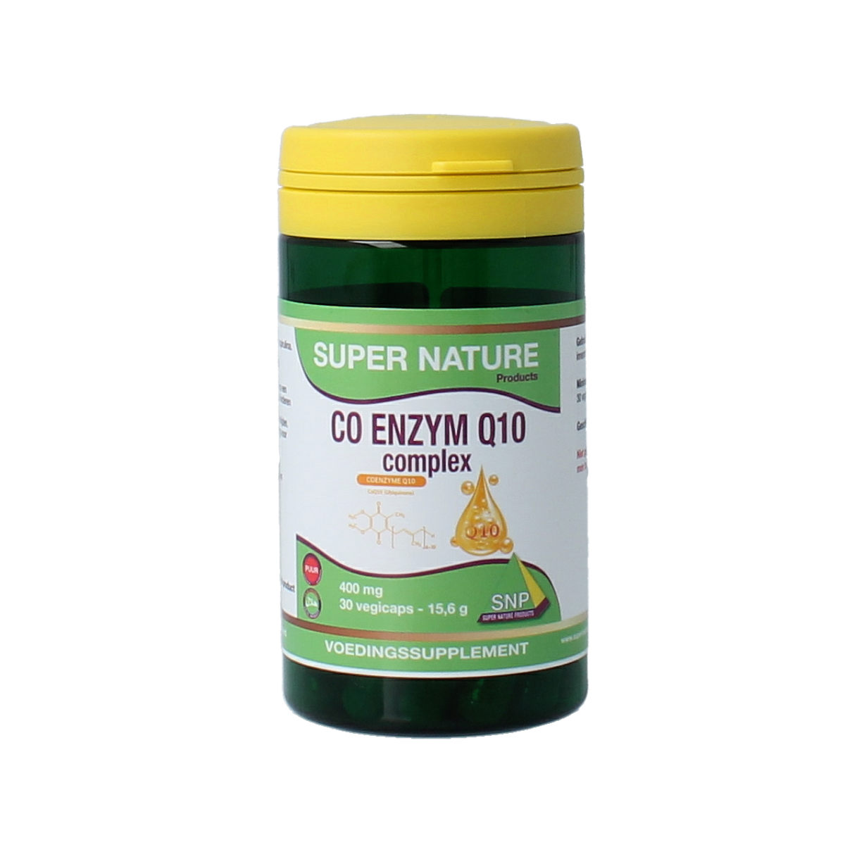 SNP Co enzym Q10 complex 400mg puur 30.00 Vegetarische capsules
