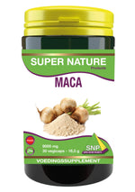 SNP Maca extra forte 9000mg puur 30.00 Vegetarische capsules