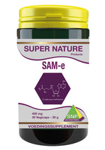 SNP SAM-e 400mg 30.00 Vegetarische capsules