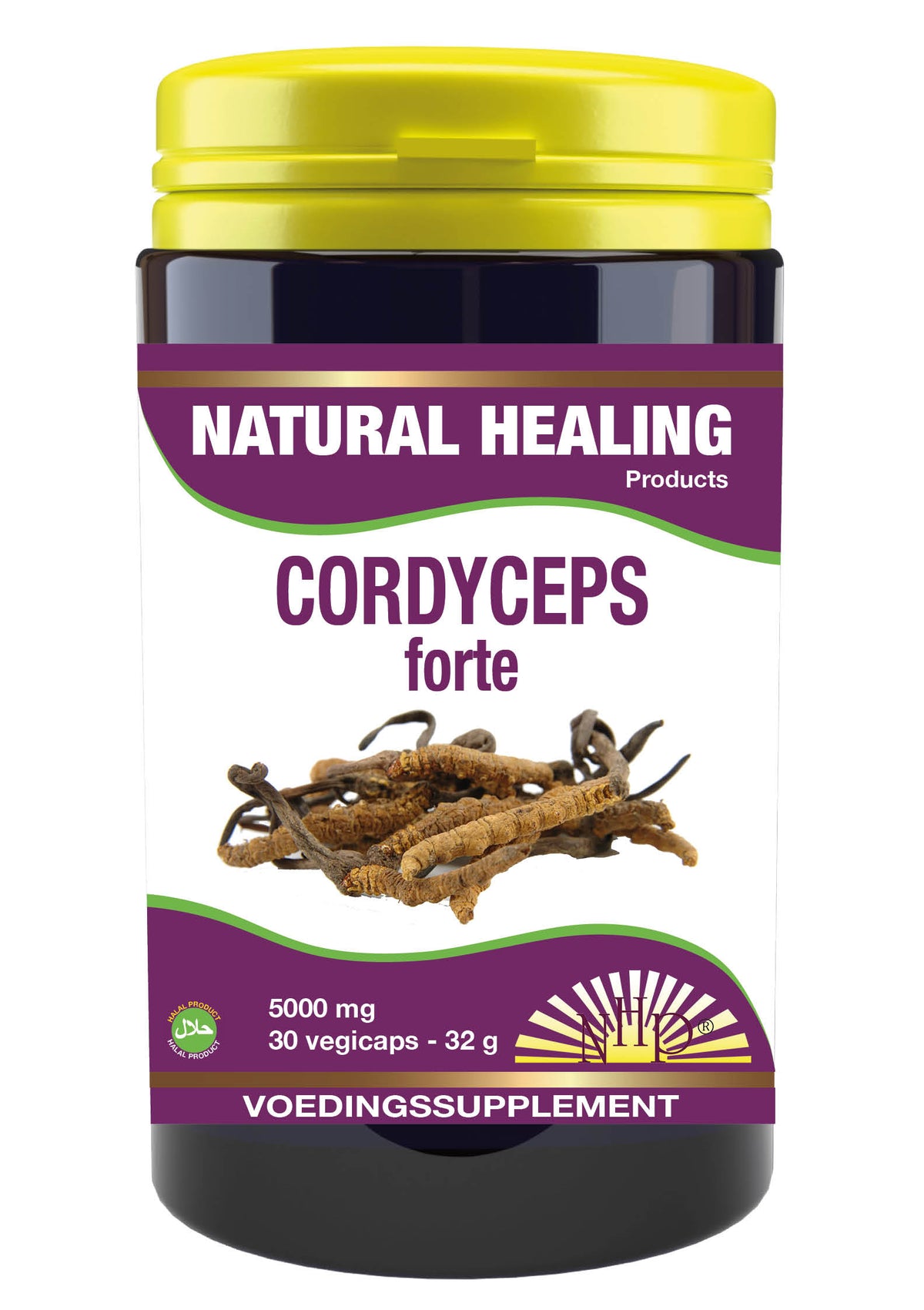 NHP Cordyceps 5000mg 30.00 Vegetarische capsules