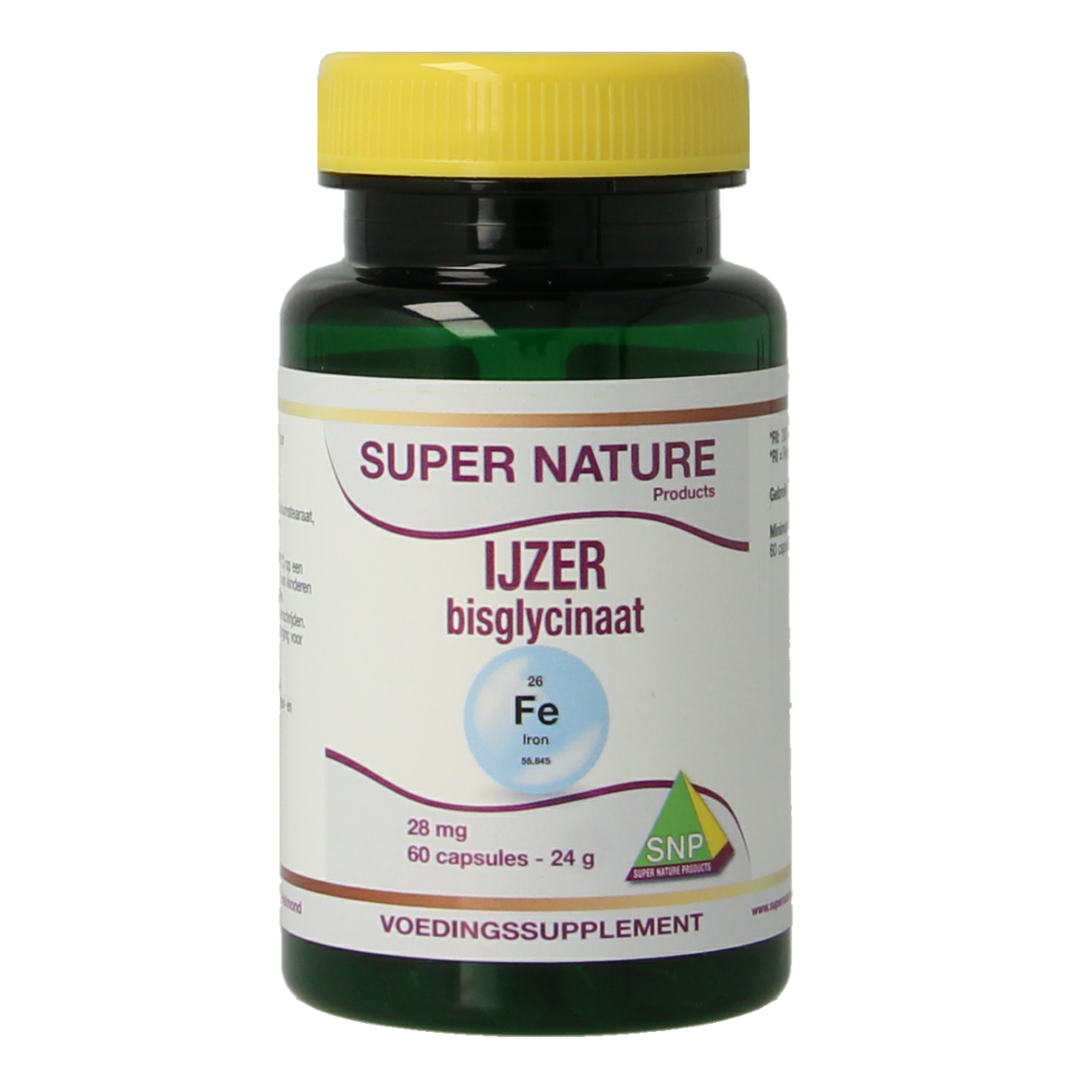 SNP IJzer bisglycinaat 28mg 60.00 Capsules