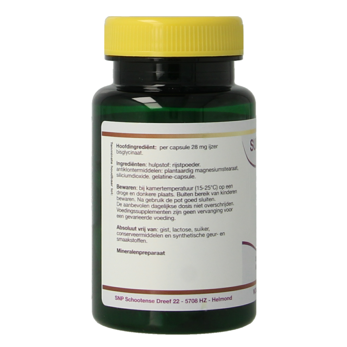 SNP IJzer bisglycinaat 28mg 60.00 Capsules