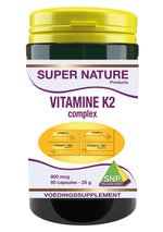 SNP Vitamine K2 complex 800mcg 60.00 Capsules