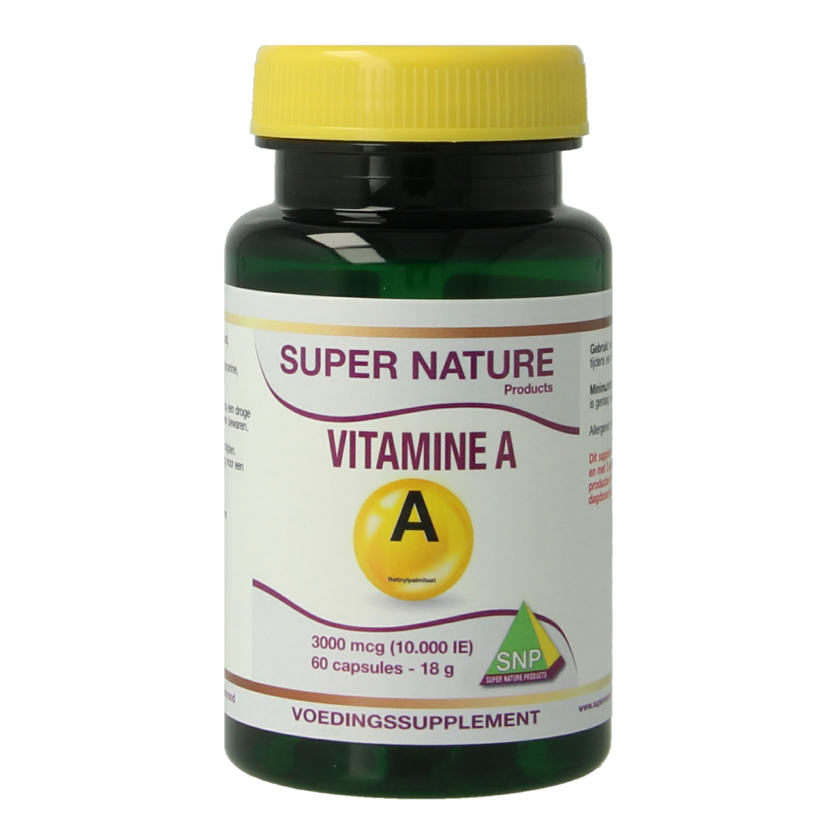 SNP Vitamine A 3000 mcg 60.00 Capsules