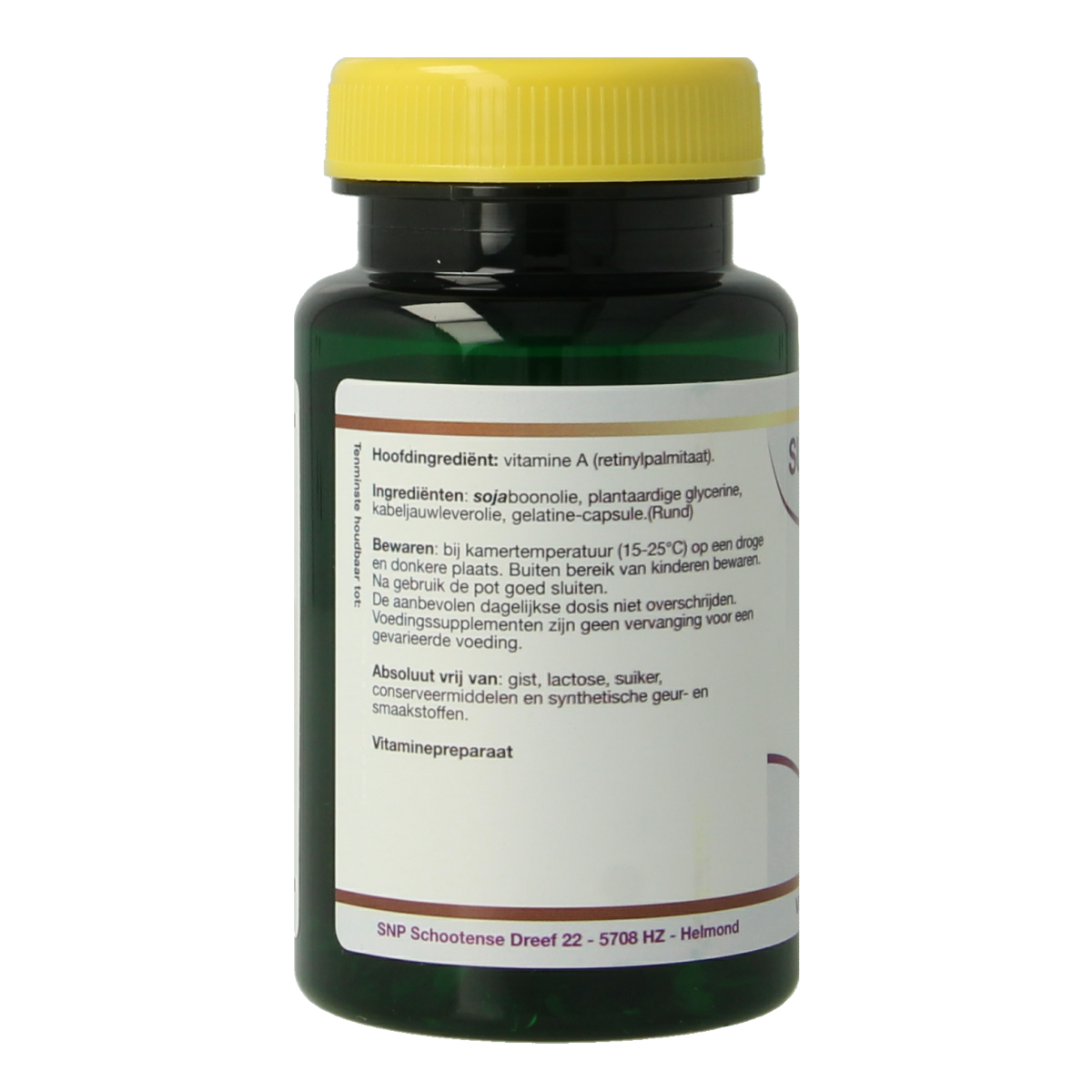 SNP Vitamine A 3000 mcg 60.00 Capsules
