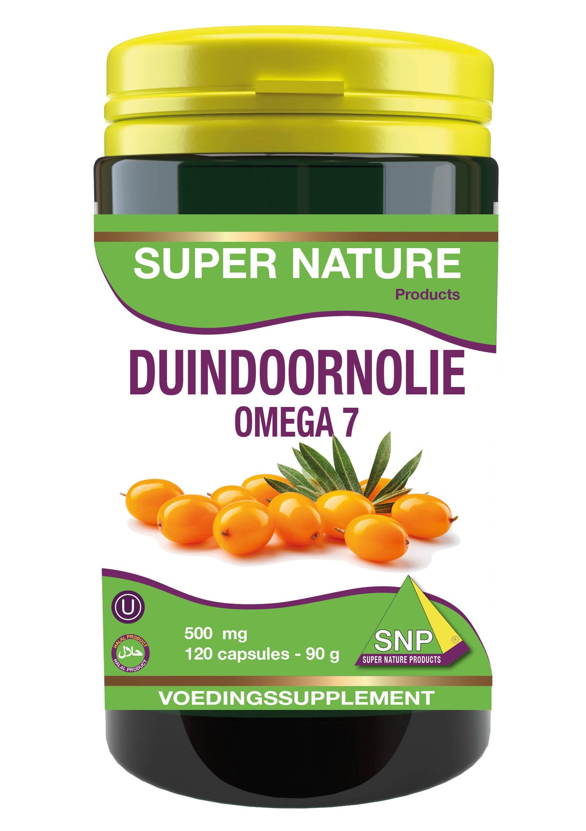 SNP Duindoorn olie omega 7 500mg halal kosher 120.00 Capsules