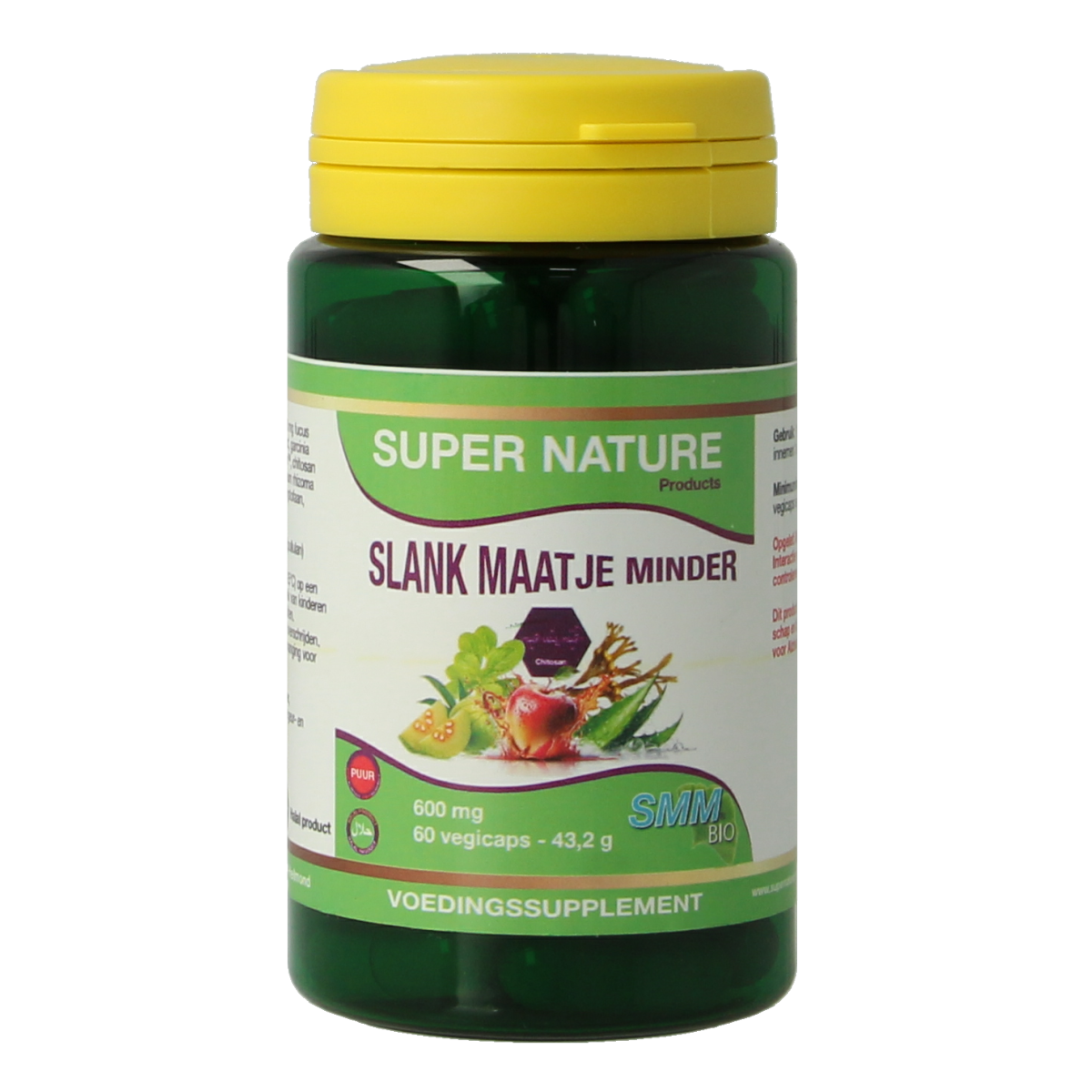 SNP Slank maatje minder puur 60.00 Vegetarische capsules