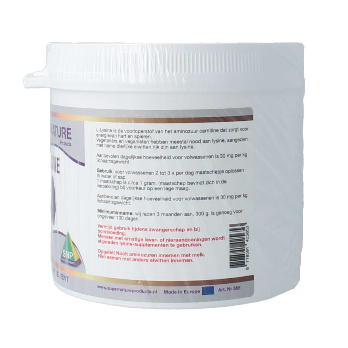 SNP L-Lysine poeder 300.00 Gram
