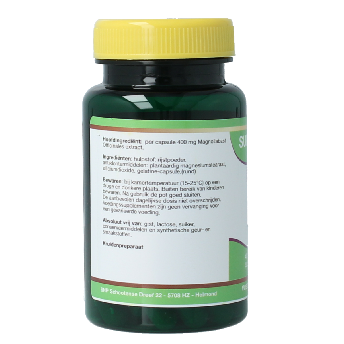 SNP Magnolia bast extract 400 mg 30.00 Vegetarische capsules