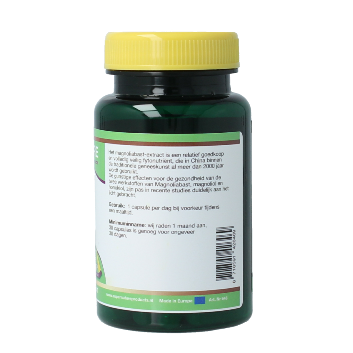 SNP Magnolia bast extract 400 mg 30.00 Vegetarische capsules