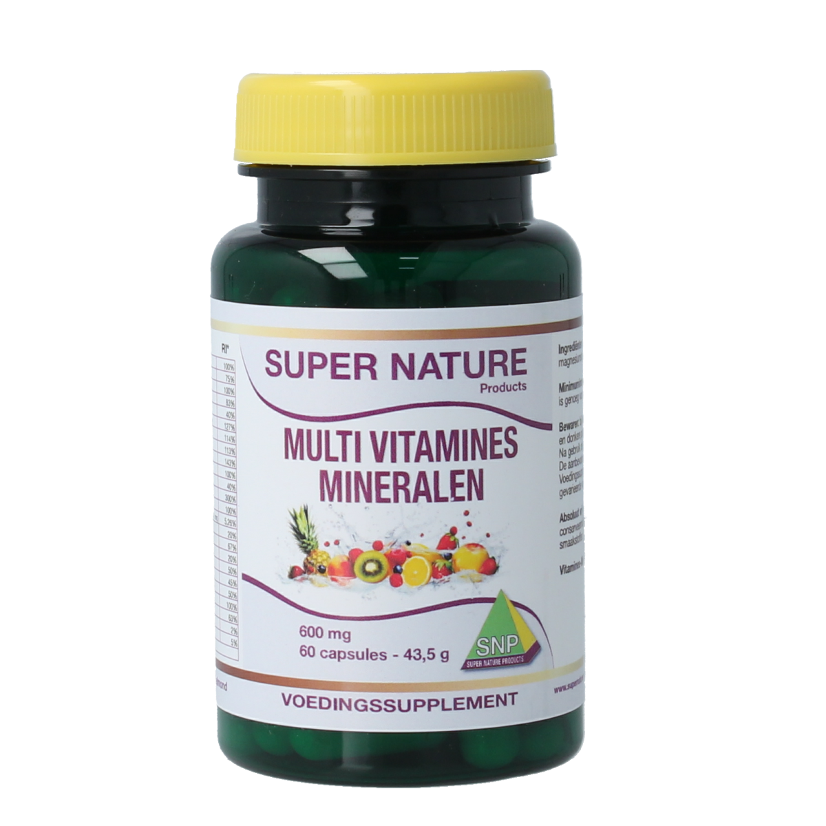SNP Multi vitamines mineralen 60.00 Capsules