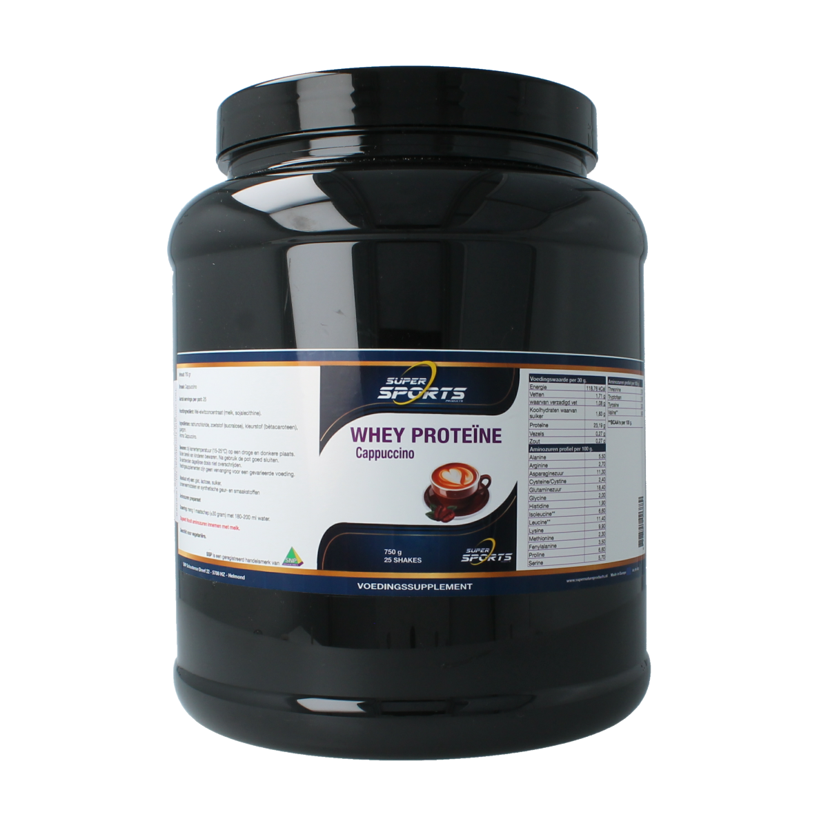 Nutritex Whey proteine cappuccino 750.00 Gram