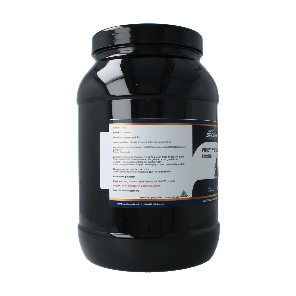 Nutritex Whey proteine chocolade 750.00 Gram
