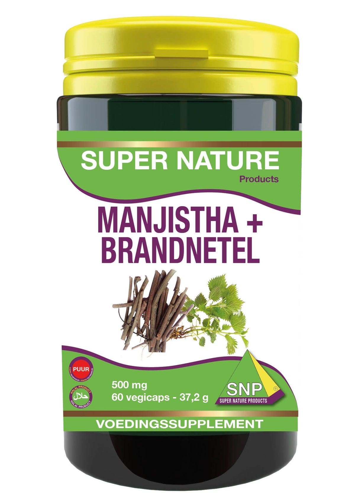 SNP Manjistha + brandnetel puur 60.00 Vegetarische capsules